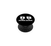 Patinador sobre Hielo Tu Novia Mi Novia Patinaje artístico PopSockets PopGrip Adhesivo