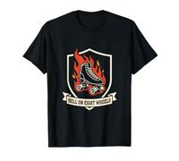 Patinador sobre Ocho Ruedas Roller Derby Camiseta