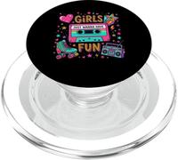 Patinaje de Casete Retro para Chicas de los 80 Que Solo Quieren divertirse PopSockets PopGrip para MagSafe