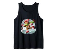Patinaje Hombre de Jengibre Camiseta sin Mangas