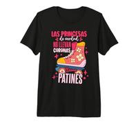 Patinaje Patín Chica Roller Camiseta Premium