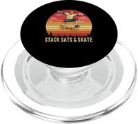 Patinaje Patinaje Libertad Blockchain Digital Board Bitcoin PopSockets PopGrip para MagSafe