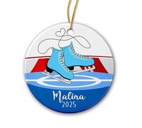 Patinaje sobre Hielo Decoracion Navidad Decorativas Colgante De Navidad Divertidos Decoraciones De Árbol para Hogar Mochila Recuerdo