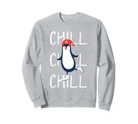 Patinaje sobre Hielo Invierno Penguin Patinaje Invierno Chill Wonderland Sudadera