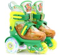 Patines 4-Pejiijar Niñas Unicornio Dinosaurio Sirenita Ajustables 3 Ruedas Luminosas Principiantes