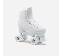 Patines 4 Ruedas Artísticos Niños y Mujer Oxelo Quad 100 Blanco 39