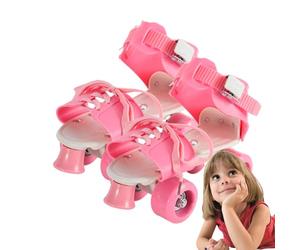 Patines cuádruple - Unidad de tamaño múltiple, accesorios para patines de 4 ruedas, diseño de estabilidad de doble fila, concepto de ajuste ergonómico, mecanismo de construcción robusto, patines en