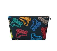 Patines de Colores Brillantes, Bolsa de artículos de tocador Bolsa de Maquillaje Bolsa de cosméticos Bolsa de artículos de tocador de Viaje portátil