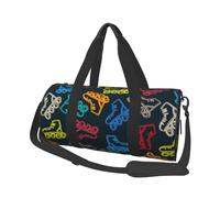 Patines de Colores Brillantes, Bolsa de Viaje de Gran Capacidad, Bolso Redondo, Bolsa de Viaje Deportiva, Bolsa de Mano, Bolsa de Fitness