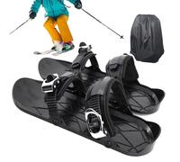 Patines De Esquí para Nieve - Raquetas De Nieve Ajustables De 37 X 13 Cm, Palas De Niev Antideslizantes, Calzado Deportivo De Invierno | Equipo De Práctica De Entrenamiento Al Aire Libre para Mujeres