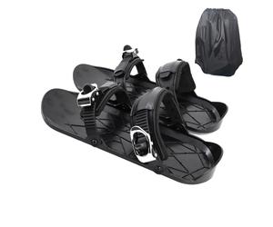 Patines de esquí - Zapatos deslizantes para nieve, patines ligeros de práctica de hielo, calzado deportivo de invierno aislado con estructura ventilada, herramienta de movilidad atlética para atletas