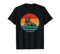 Patines de Hockey sobre Hielo Estilo Retro Vintage Camiseta