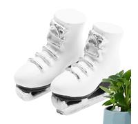 Patines De - Patines De Hielo Miniaturas de Resina, Zapatos De Patinaje Blancos | Zapatos De Deporte De Invierno Miniatura para, Ideal para Accesorizar Y Crear Escenas