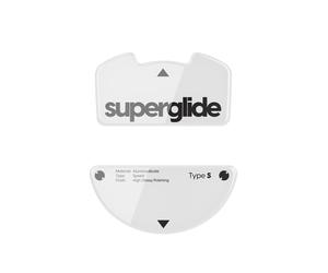 Patines de ratσn de cristal Superglide: deslizamiento ultrasuave, bordes redondeados pulidos, patas de ratσn para juegos ultrarrαpidas con suela