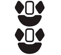 Patines de ratón, calcomanías de repuesto para patas de ratón compatibles con Razer Pro Click Mini Mouse, 2 juegos de repuesto para patas de ratón (Pro Click Mini)