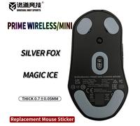 Patines de ratón inusualesWaySports pies Steelseries Prime inalámbrico Mini superficie curvada PTFE Anti colapso Magic Ice Fox PrimeMini Fox