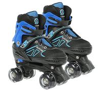Patines de ruedas ajustables para niños y niñas, con 4 ruedas luminosas, para principiantes, regalo de Navidad de cumpleaños