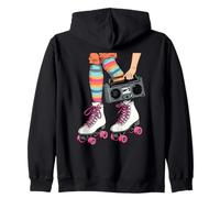 Patines de Ruedas Boombox 80's 90's Girls Vibes Retro Throwback Sudadera con Capucha