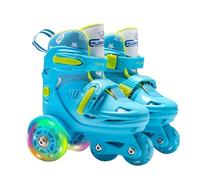 Patines de ruedas - Malla de poliuretano +, patín cuádruple, tamaño ajustable | Adecuado para regalar a niños, patines para niñas, niños, Navidad, Acción de Gracias, otros días especiales