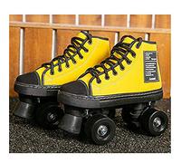 Patines de ruedas para mujer, ajustables, de doble botonadura, para niñas y mujeres, unisex, talla 34, verde militar