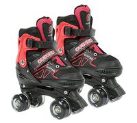 Patines de ruedas para niños de 3 a 12 años - Roller Niñas y niños, Quad Ajustable Talla Ajustable (27-31) - S