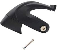 Patines de ruedas para niños, freno de patín en línea, tope de plástico para niños, patines, frenos con perno, 6 mm, 1 juego (negro)