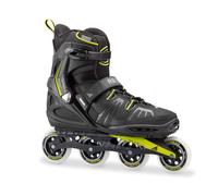Patines en l nea Rollerblade RB XL para hombre, para fitness, color negro y lima, de alto rendimiento, talla 15
