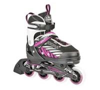 Patines en línea HUDORA Mia para niños, tallas 29-32, Negro y Lila