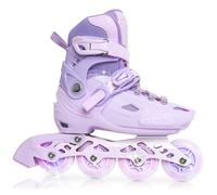 Patines en línea Niña y Niños, 4 tamaños Ajustables, Patines 4 Ruedas Niña para Niños para Uso en Interiores y Exteriores