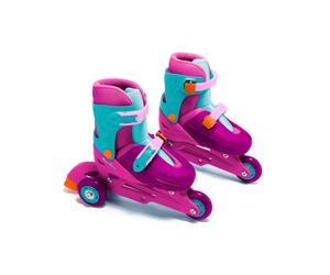 Patines en línea para niños 3 in line Skates Rosa