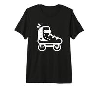 Patines Estilo Caricatura Camiseta Premium