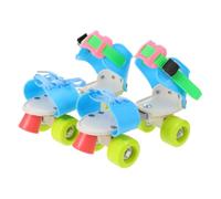 Patines Infantiles Ajustables de 4 Ruedas para Niño Niña | Acoplan Directamente al Calzado, Plástico y Acero Inoxidable, para Aprender Patinaje al Aire Libre