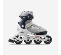 Patines Línea Niños Oxelo ajustable 4 tallas Fit 3 Gris Claro 29/32