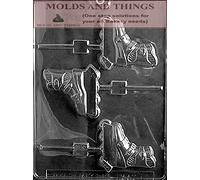 Patines para caramelos Chocolate © con moldeado manual de + 50 palos de helado para manualidades