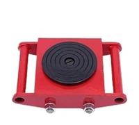 Patines para el traslado de maquinaria, Transportador de maquinaria Industrial con Tapa rotación 360° 13200 LB 6T Dolly Skate Manipulación Asistente(Red)