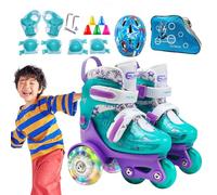 Patines para niños - Entrenadores para niños, Patines Deportivos | de Patinaje Triple de Soporte, Ajuste Ajustable para los pies en Crecimiento, Ideal para desarrollar Habilidades motoras y eq