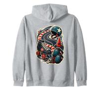 Patines Quad Curva Práctica Sudadera con Capucha