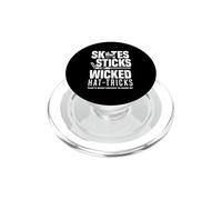 Patines Sticks Wicked Hat-Tricks Funny Ice Hockey PopSockets PopGrip para MagSafe