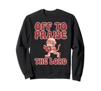 Patines Vintage Off To Praise The Lord Tabby Cat Sudadera