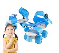 Patines - Zapatos de Patines de Doble Botonadura, Patines Ajustables Para Principiantes, Botas De Patinaje Para Niños Elegantes Botas De Patinaje Para El Aire Libre Duradero Equipo De Aprendizaje