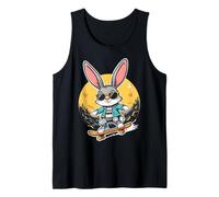 Patineta Happy Easter Bunny Rabbit Camiseta sin Mangas
