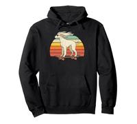 Patineta Retro para Perros Afghan Hound Sudadera con Capucha