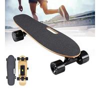Patinetas eléctricas Longboard con velocidad máxima de 22 km/h, motores de 350 W para adultos principiantes, carga máxima de 330 lb, patineta eléctrica con alcance de 8 km para desplazamientos