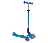 Patinete clásico Globber Primo Foldable Plus Lights 3 ruedas 50 kg azul oscuro