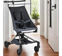 Patinete compacto ligero para viajes, patinete plegable Toddler para avión con cesta de almacenamiento de bolsa de transporte, freno de ruedas traseras, ajustable