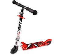 Patinete de acero Disney Spider-Man ajustable con freno delantero de pie.