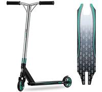 Patinete de Acrobacias Soke Pro, Cromado con ABEC 9, rodamientos de Bolas, Patinete para Adultos y niños, Soke, Varios diseños Disponibles