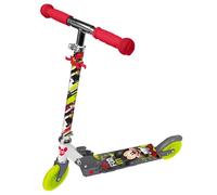Patinete de Dos Ruedas con Freno hasta 50 kg, Plegable, Ajustable 6+ (Mickey Mouse)