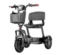Patinete De Movilidad Ligero De 3 Ruedas Para Adultos,Patinete De Movilidad Plegable,Patinete Para Personas Mayores,Patinete De Movilidad Para Adultos,Batería Extraíble 36V20Ah,black