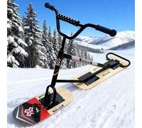 Patinete de nieve - Rendimiento todo terreno, límite de carga de 330 libras, dirección giratoria de 360°, ideal para uso familiar al aire libre